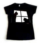 Ari-Gato Black Cat T-shirt